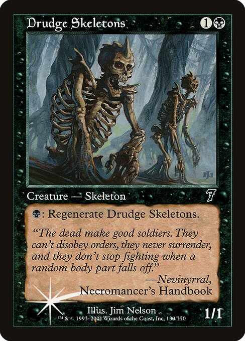 Drudge Skeletons - Seventh Edition - Promo Foil