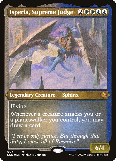 Isperia, Supreme Judge - Starter Commander Decks - Etched Foil