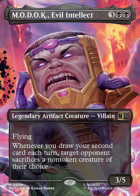 M.O.D.O.K., Evil Intellect - Marvel Super Heroes Commander - Borderless