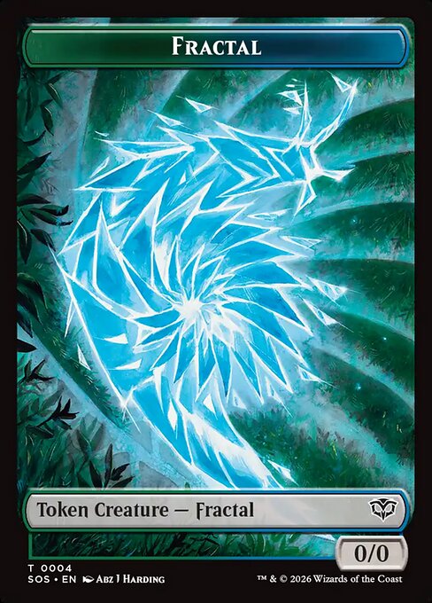 Fractal - Secrets of Strixhaven Tokens