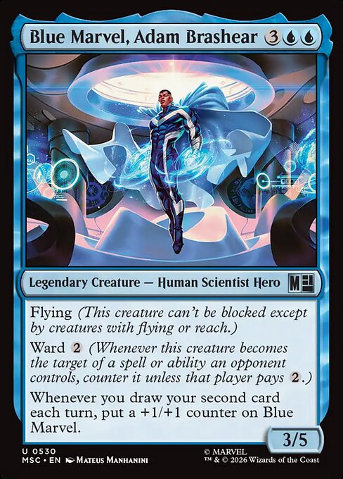 Blue Marvel, Adam Brashear - Marvel Super Heroes Commander