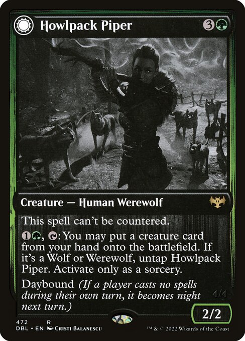 Howlpack Piper // Wildsong Howler - Innistrad: Double Feature