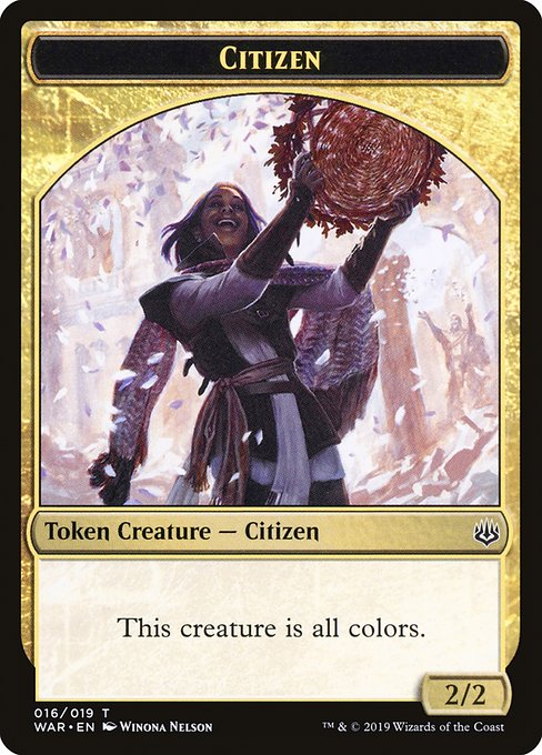 Citizen - War of the Spark Tokens