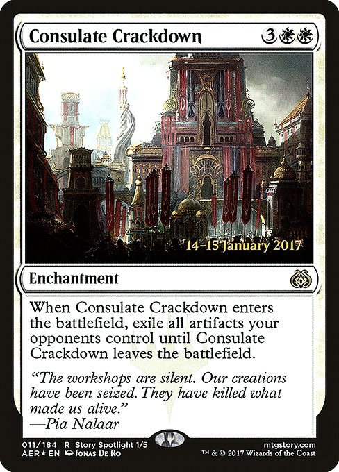 Consulate Crackdown - Aether Revolt Promos - Promo Foil