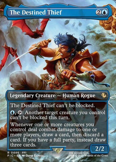 The Destined Thief - Final Fantasy Commander - Borderless