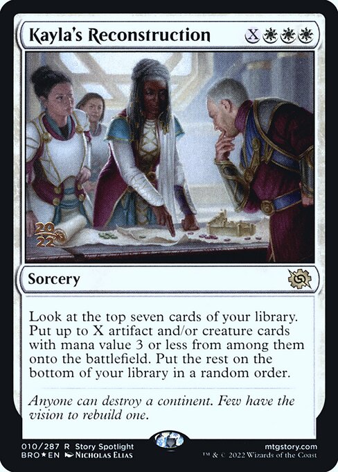 Kayla's Reconstruction - The Brothers' War Promos