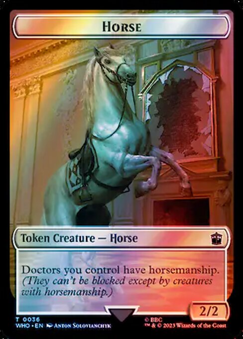 Horse - Doctor Who Tokens - Surge Foil