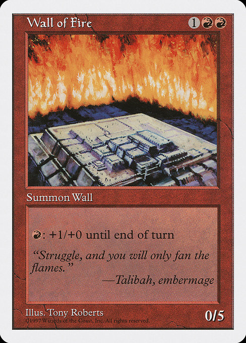 Wall of Fire - Fifth Edition