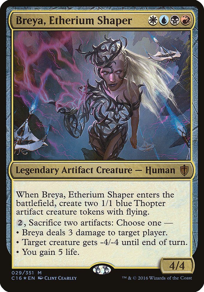 Breya, Etherium Shaper - Commander 2016 Oversized - Promo Foil