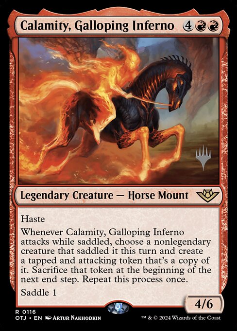 Calamity, Galloping Inferno - Outlaws of Thunder Junction Promos