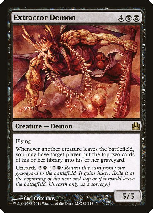 Extractor Demon - Commander 2011