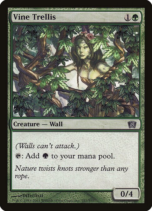 Vine Trellis - Eighth Edition - Promo Foil