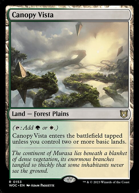 Canopy Vista - Wilds of Eldraine Commander