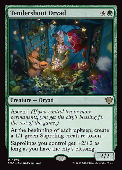 Tendershoot Dryad - Secrets of Strixhaven Commander