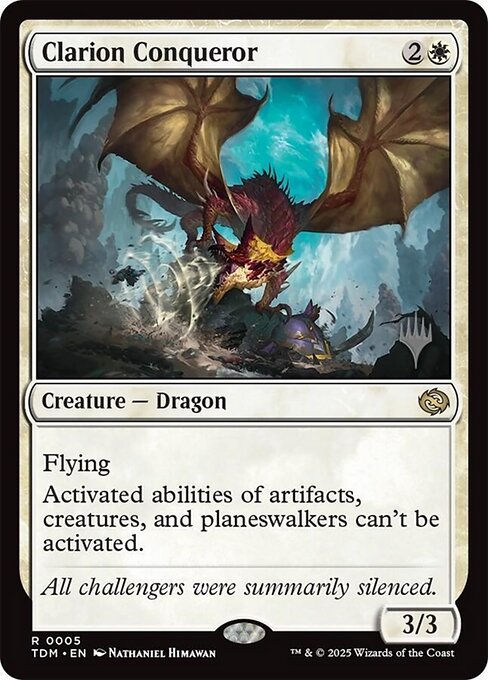 Clarion Conqueror - Tarkir: Dragonstorm Promos