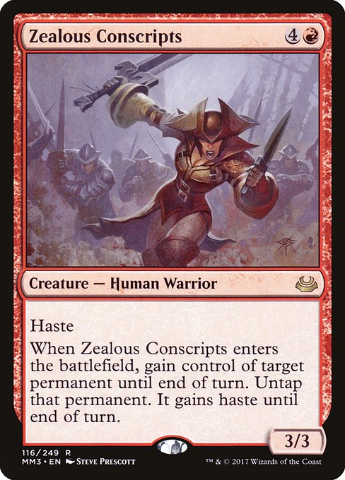 Zealous Conscripts - Modern Masters 2017