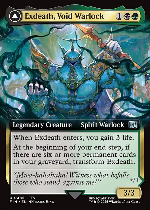 Exdeath, Void Warlock // Neo Exdeath, Dimension's End - Final Fantasy - Extended Art