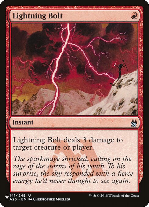 Lightning Bolt - The List