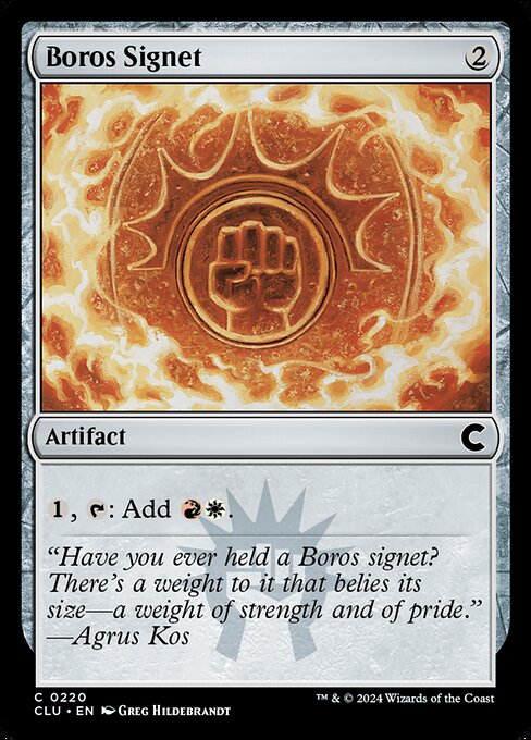 Boros Signet - Ravnica: Clue Edition