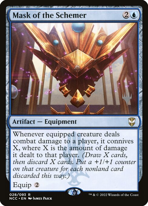 Mask of the Schemer - New Capenna Commander Promos