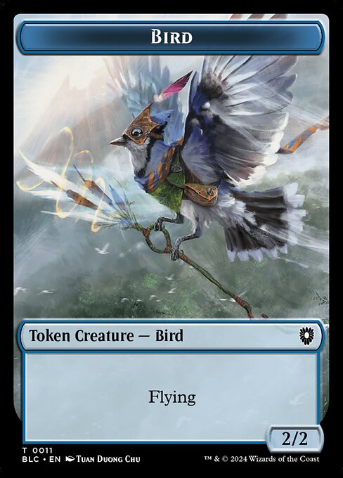 Bird - Bloomburrow Commander Tokens