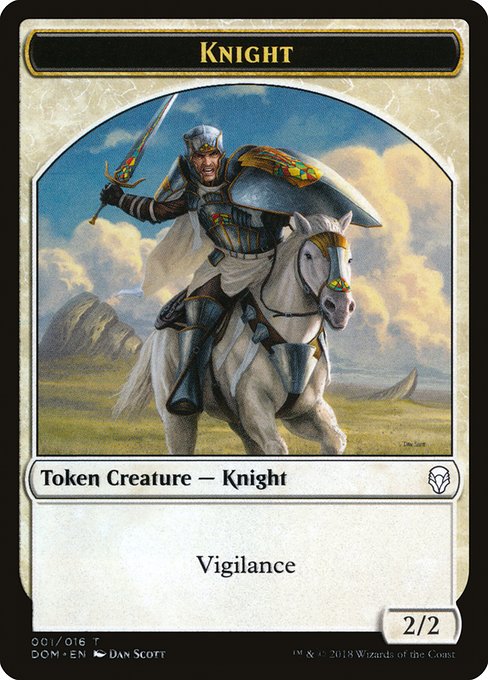 Knight - Dominaria Tokens