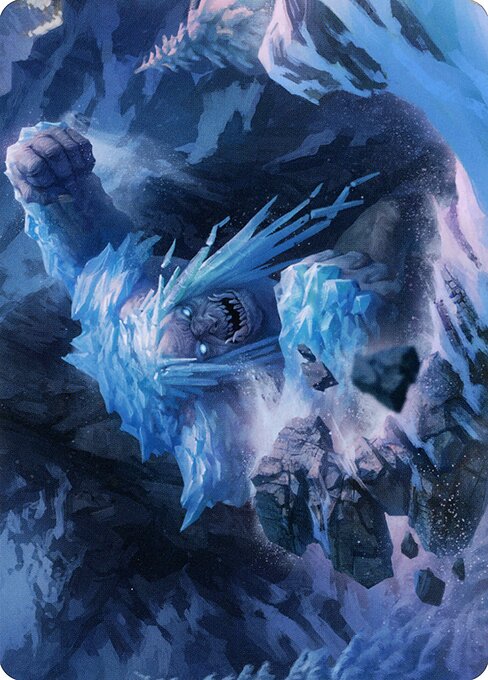 Icehide Troll - Kaldheim Art Series