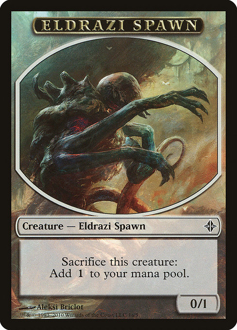 Eldrazi Spawn - Rise of the Eldrazi Tokens