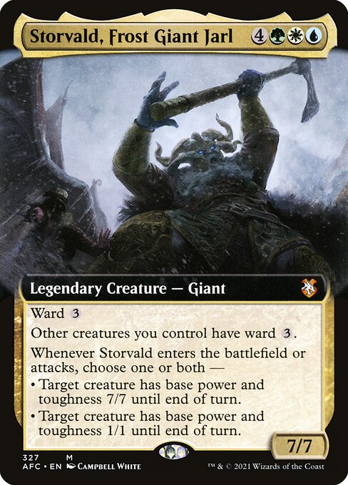 Storvald, Frost Giant Jarl - Forgotten Realms Commander