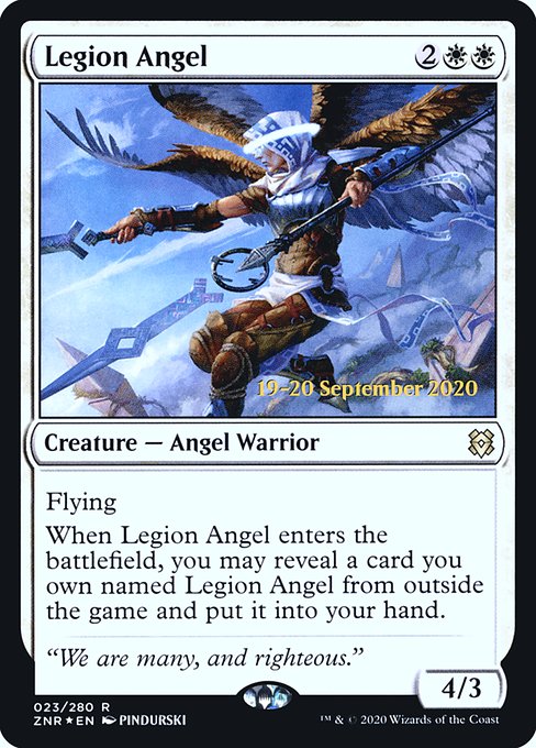 Legion Angel - Zendikar Rising Promos