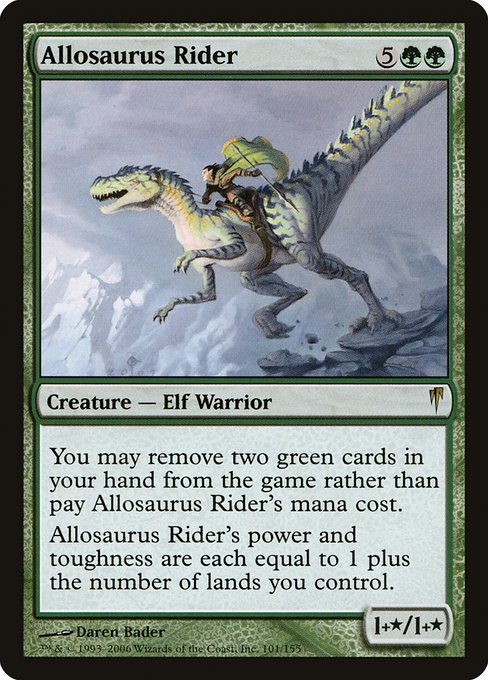 Allosaurus Rider - Coldsnap