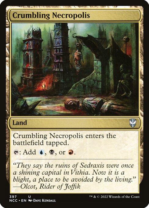 Crumbling Necropolis - New Capenna Commander