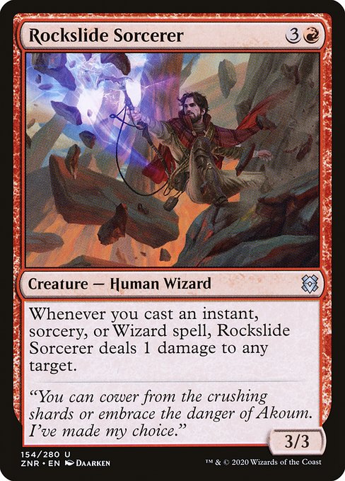 Rockslide Sorcerer - Zendikar Rising