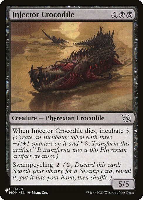 Injector Crocodile - The List