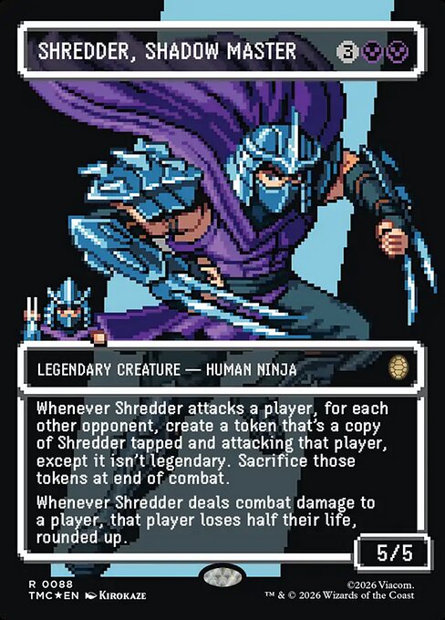 Shredder, Shadow Master - Teenage Mutant Ninja Turtles Eternal - Surge Foil, Borderless