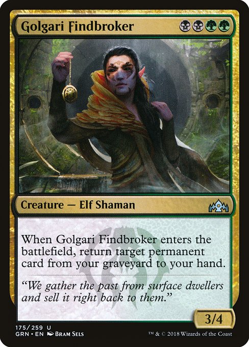 Golgari Findbroker - Guilds of Ravnica