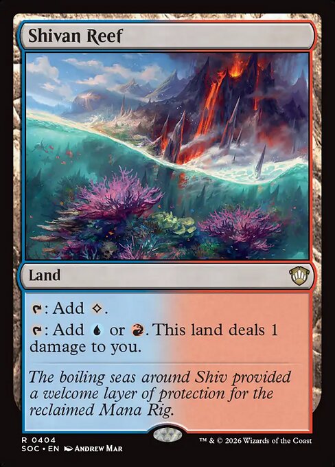 Shivan Reef - Secrets of Strixhaven Commander