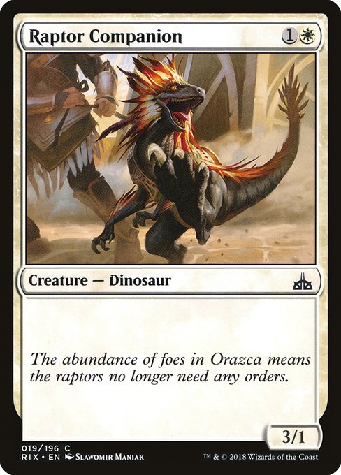 Raptor Companion - Rivals of Ixalan