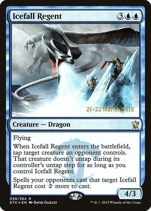 Icefall Regent - Dragons of Tarkir Promos - Promo Foil