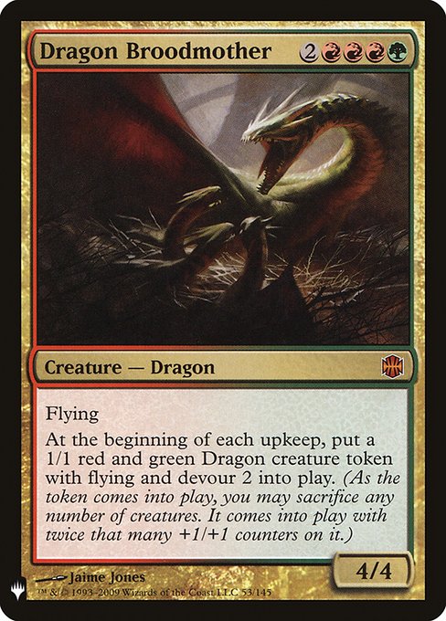 Dragon Broodmother - The List