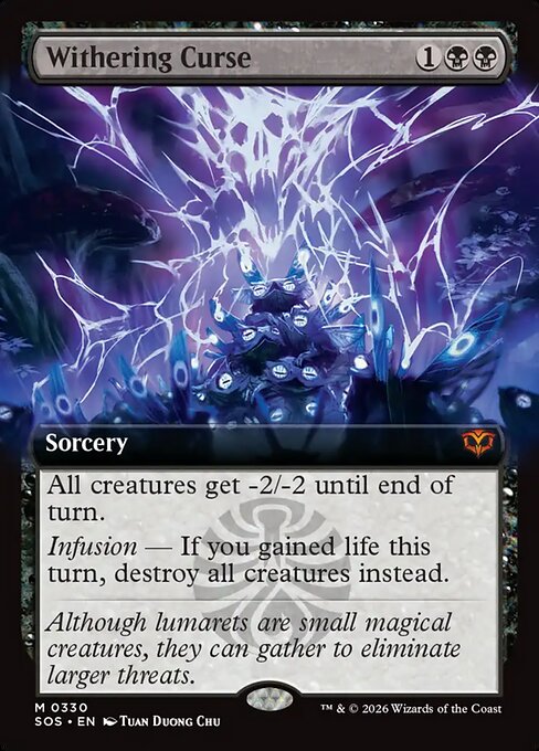 Withering Curse - Secrets of Strixhaven - Extended Art