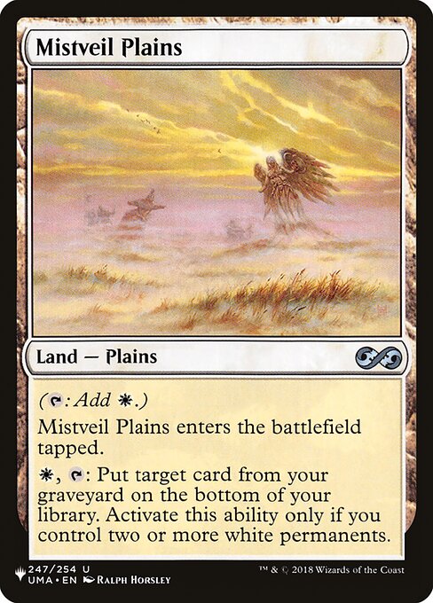 Mistveil Plains - The List