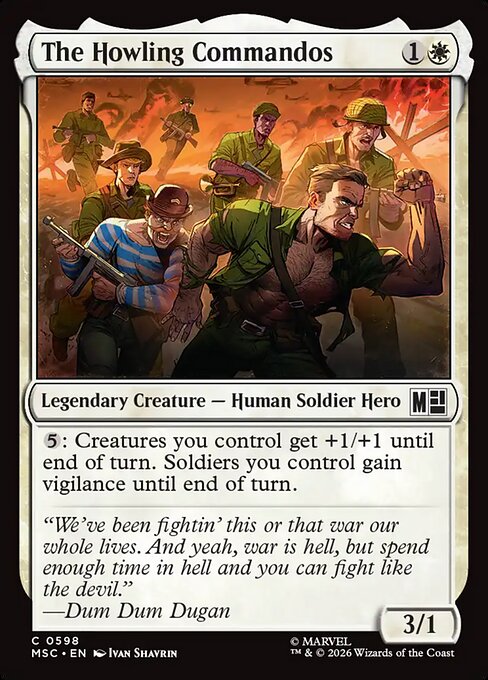 The Howling Commandos - Marvel Super Heroes Commander