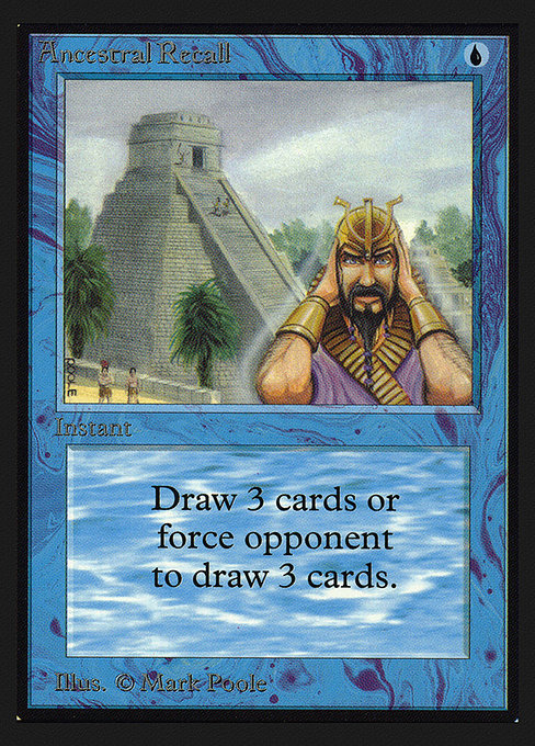 Ancestral Recall - Intl. Collectors' Edition