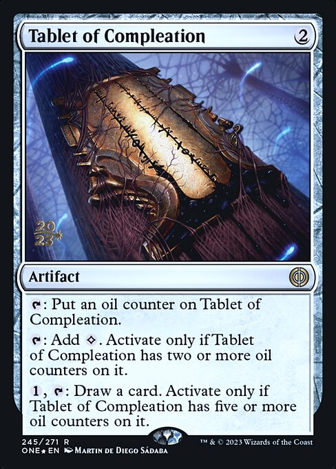 Tablet of Compleation - Phyrexia: All Will Be One Promos