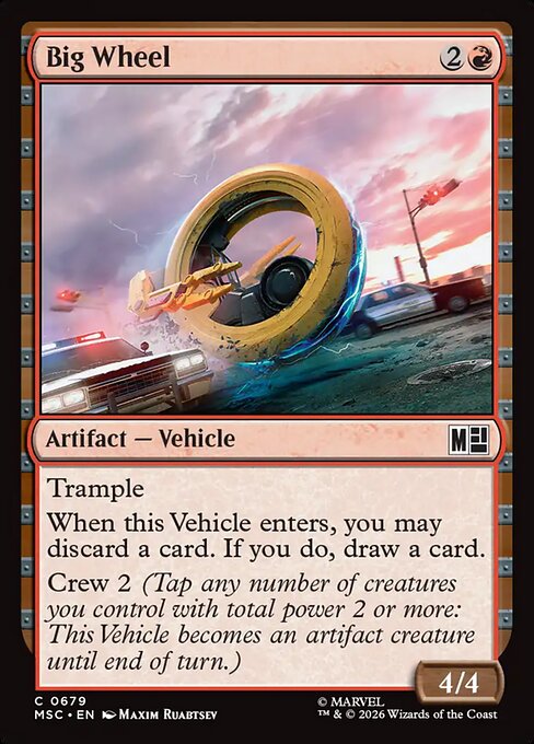 Big Wheel - Marvel Super Heroes Commander