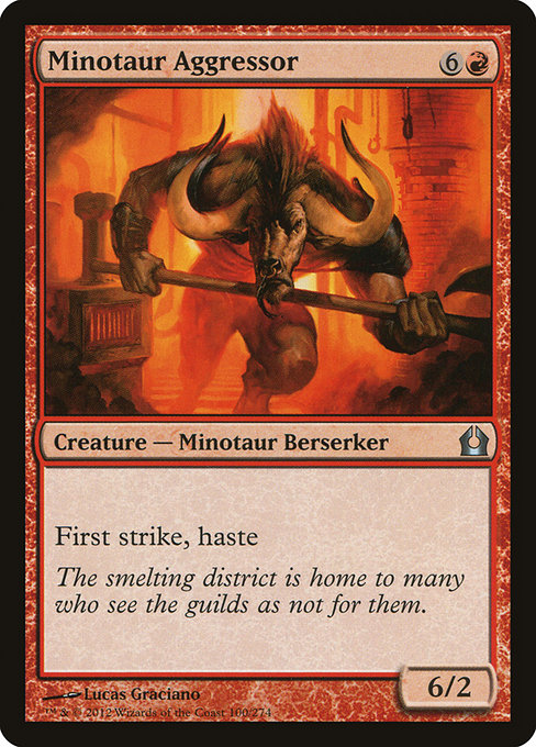 Minotaur Aggressor - Return to Ravnica