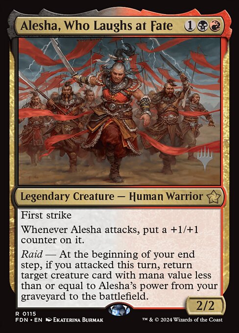 Alesha, Who Laughs at Fate - Foundations Promos