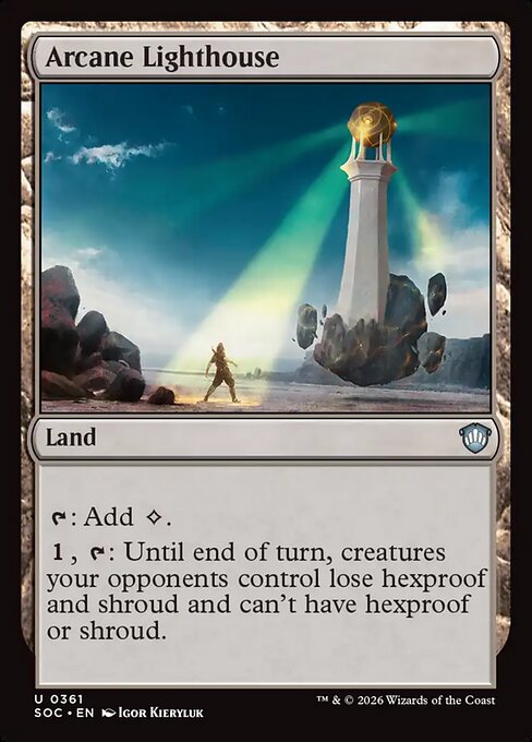 Arcane Lighthouse - Secrets of Strixhaven Commander