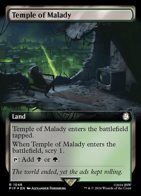 Temple of Malady - Fallout - Surge Foil